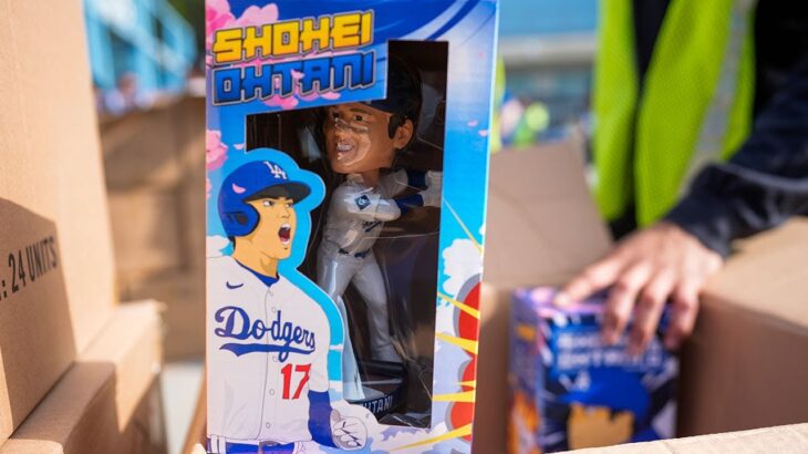 Dodgers’ first Shohei Ohtani bobblehead giveaway creates ‘a stir,’ snarls stadium traffic