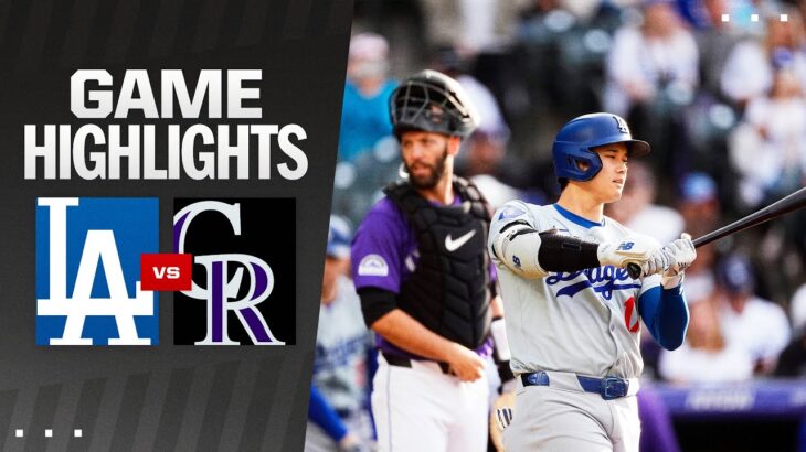 Dodgers vs. Rockies Game Highlights (6/19/24) | MLB Highlights