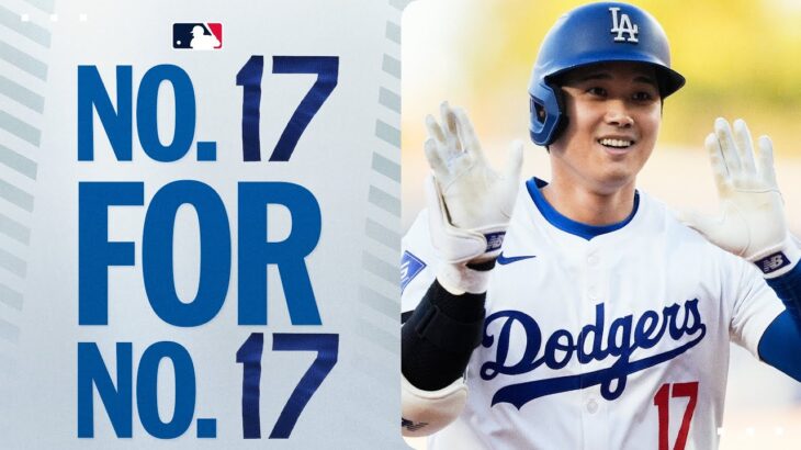 NO. 17 FOR NO. 17! Shohei Ohtani goes DEEP for the Dodgers! | 大谷翔平ハイライト