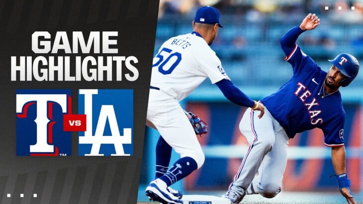 Rangers vs. Dodgers Highlights (6/12/24) | MLB Highlights