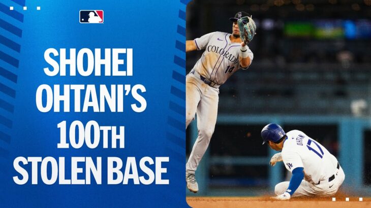 Shohei Ohtani’s 100th stolen base of his career! 大谷翔平ハイライト
