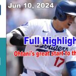 Texas Rangers vs Los Angeles Dodgers Jun 10, 2024 FULL GAME | 2024 MLB Season
