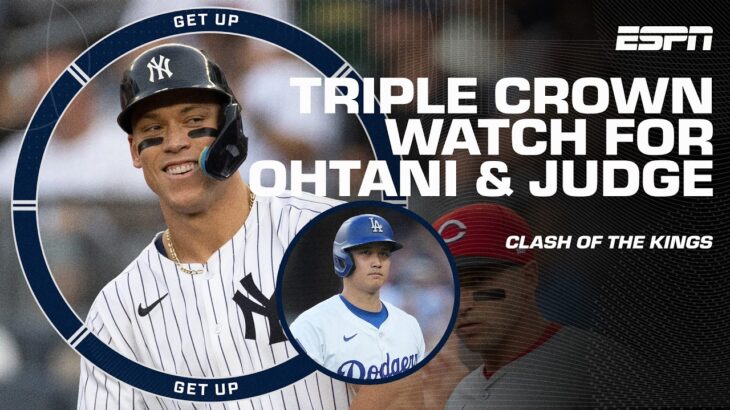 A CLASH OF THE KINGS 👑 Will Aaron Judge and Shohei Ohtani BOTH win the triple crown? | Get Up