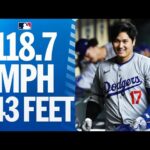 OH MY, Shohei Ohtani CLOBBERED this baseball! (118.7 MPH!) | 大谷翔平ハイライト