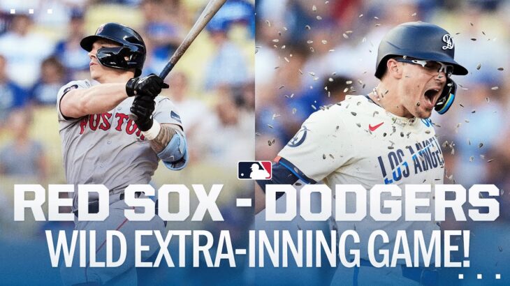 Red Sox and Dodgers battle it out in a WILD extra-inning affair!