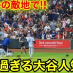 大谷人気がヤバ過ぎた！敵地で大谷が大注目！　現地映像