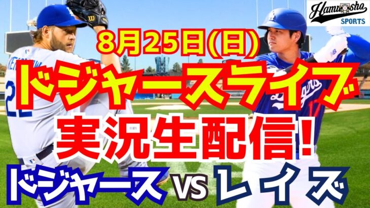 【大谷翔平】【ドジャース】ドジャース対レイズ 8/25 【野球実況】