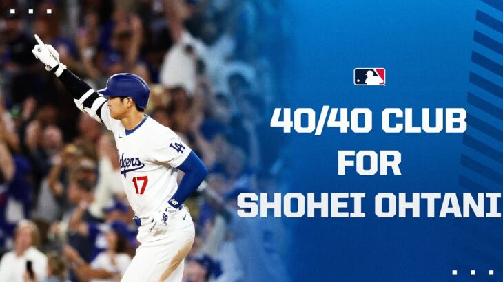 All of Shohei Ohtani’s 40 SB and 40 HR 🤩