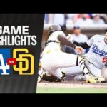 Dodgers vs. Padres Game Highlights (7/31/24) | MLB Highlights