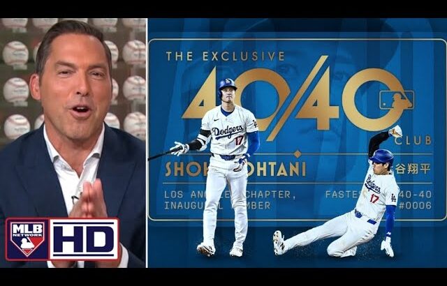 MLB Network BREAKING Shohei Ohtani joins 40-40 club with walk-off grand slam, Dodgers beat Rays 7-3