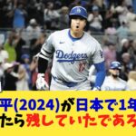 大谷翔平(2024)が日本で1年プレーしていたら残していたであろう成績【なんJ プロ野球反応集】【2chスレ】【5chスレ】