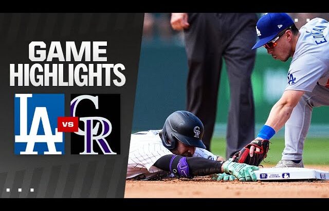 Dodgers vs. Rockies Game Highlights (9/29/24) | MLB Highlights