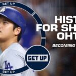 HISTORY FOR SHOHEI OHTANI 😤 Is he becoming the GOAT? 🐐 | Get Up