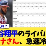 大谷翔平のライバル・ブレーブスのオズナ、急速冷凍…【なんJ プロ野球反応集】【2chスレ】【5chスレ】