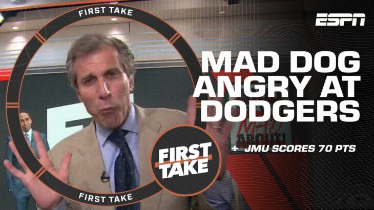 ‘LETS CALM DOWN!’ – Mad Dog in DISBELIEF over Shohei Ohtani playing in 9th vs. Marlins | First Take