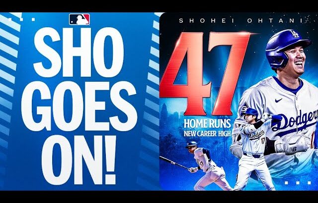 NEW CAREER HIGH! Shohei Ohtani hits his 47th homer of the season! | 大谷翔平ハイライト