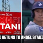 Shohei Ohtani gets standing ovation for first at-bat in Angel Stadium since joining the Dodgers