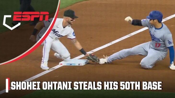 Shohei Ohtani steals his 50th base of the season | ESPN MLB