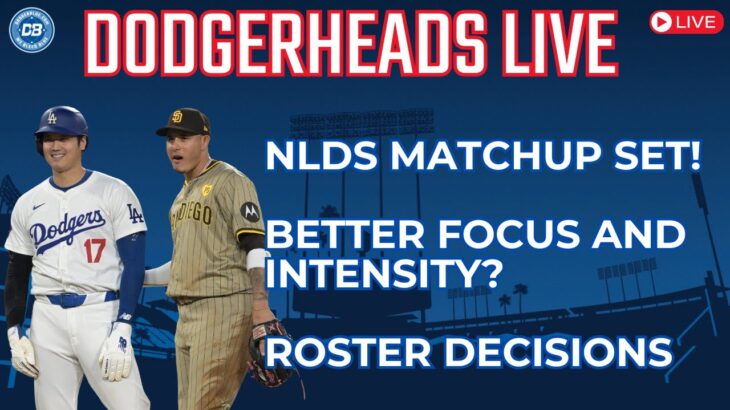 DodgerHeads Live: Padres-Dodgers NLDS schedule; Shohei Ohtani, Freddie Freeman update & more