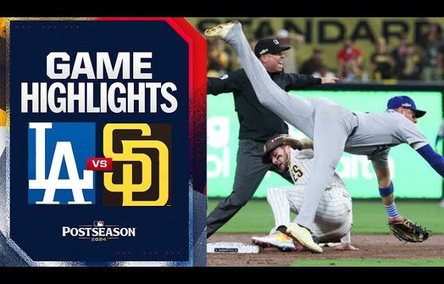 Dodgers vs. Padres NLDS Game 3 Highlights (10/8/24) | MLB Highlights