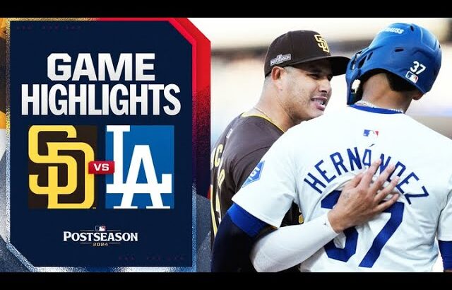 Padres vs. Dodgers NLDS Game 2 Highlights (10/6/24) | MLB Highlights