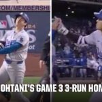 SHOHEI OHTANI DOES IT AGAIN 😤 Shohei hits 3-run HOMER to seal Game 3 for the Dodgers 💪 | ESPN MLB