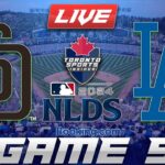 San Diego Padres vs Los Angeles Dodgers NLDS Game 5 LIVE Stream Game Audio | MLB Playoff Cast & Chat