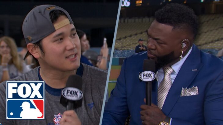 Shohei Ohtani joins ‘MLB on FOX’ crew to discuss Dodgers advancing to World Series