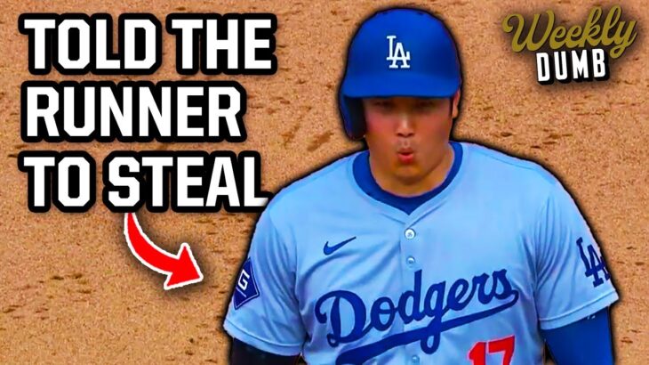 Shohei Ohtani tells Austin Barnes to double steal & Sewage pipe bursts in China | Weekly Dumb