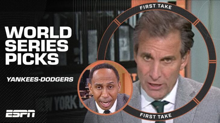 WORLD SERIES PREDICTIONS ⚾ Stephen A. & Mad Dog make Yankees vs. Dodgers picks | First Take