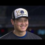 Shohei Ohtani postgame interview after winning the World Series! 大谷翔平ハイライト