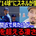 大谷の”14球”にスネルが憧れ爆発！「翔平はリハビリ中じゃなかった？」身近で見届けた大谷ブルペンに絶賛の声【最新/MLB/大谷翔平/山本由伸】