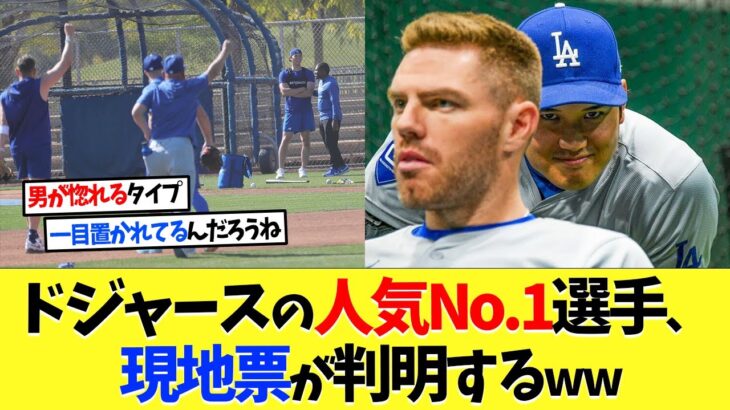 ドジャースのNo.1人気選手、現地票が判明するｗｗｗ【海外の反応】【大谷翔平】【なんｊ】【2ch】【プロ野球】【甲子園】【MLB】