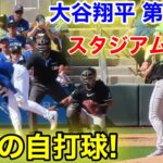 速報！スタジアム衝撃悪夢の自打球！大谷翔平　第3打席【3.10現地映像】Dバックス1-3ドジャース1番DH大谷翔平  4回裏無死ランナーなし