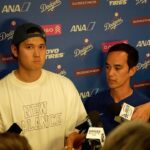 Dodgers Spring Training: Shohei Ohtani talks first game, health, shoulder, homer off Yusei Kikuchi