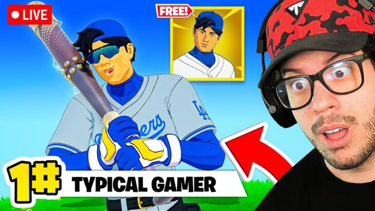 🔴LIVE! – FREE SHOHEI OHTANI TOURNAMENT! (Fortnite Battle Royale)