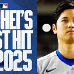 Shohei Ohtani’s FIRST HIT of the 2025 season! | 大谷翔平ハイライト