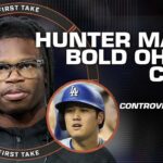 Stephen A. reacts to Travis Hunter’s BOLD claim about Shohei Ohtani comparisons 👀 | First Take