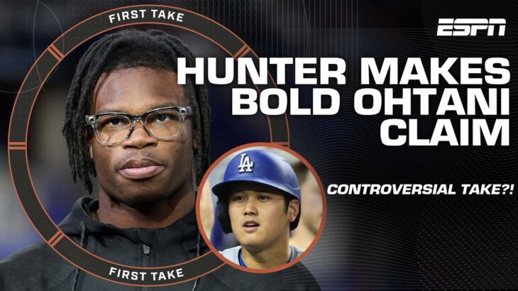 Stephen A. reacts to Travis Hunter’s BOLD claim about Shohei Ohtani comparisons 👀 | First Take