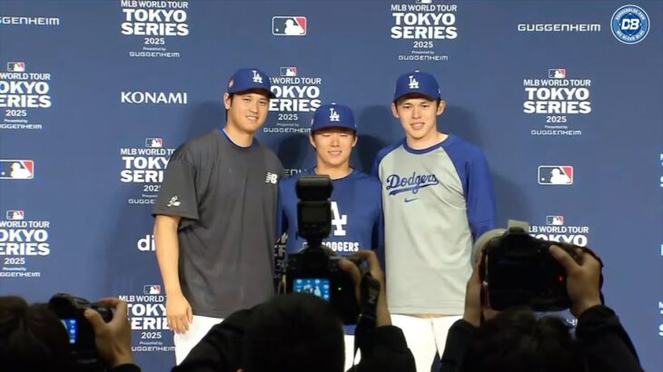 Tokyo Series: Yoshinobu Yamamoto, Shohei Ohtani & Roki Sasaki discuss returns to Japan, Tokyo Dome