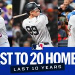 First to 20 homers each of the last 10 years (Shohei Ohtani, Aaron Judge, and MORE) | 大谷翔平 ハイライト