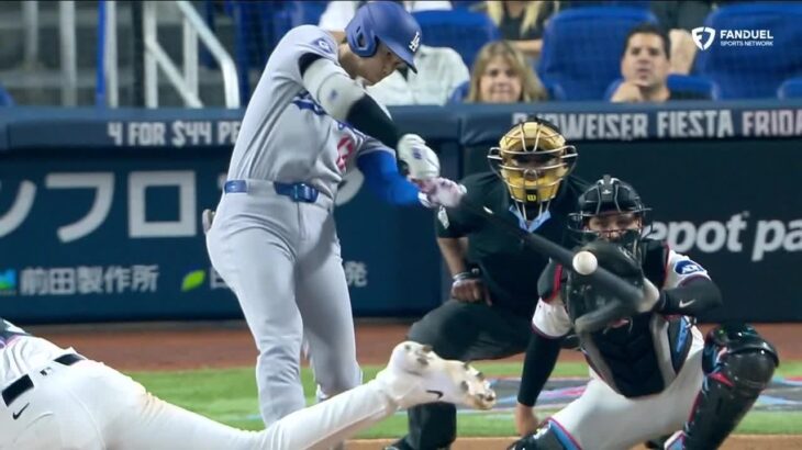 Shohei Ohtani blasts 2-run home run vs. Marlins to extend Dodgers’ lead | ESPN MLB
