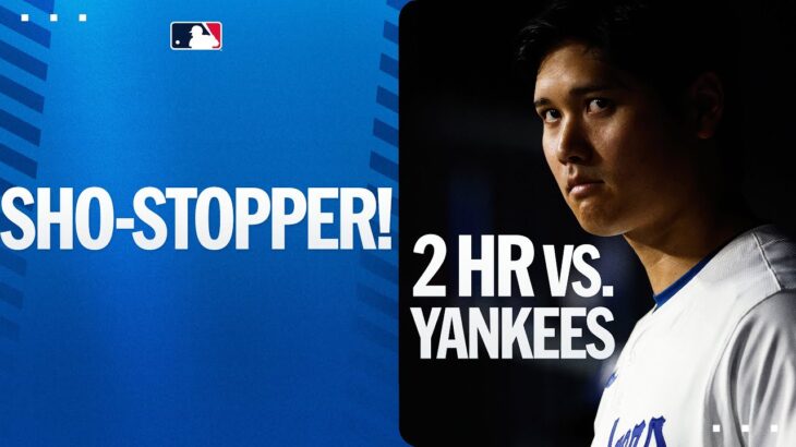 Shohei Ohtani hit 2 home runs vs. the Yankees and has a MLB-leading 22 homers in 2025! | 大谷翔平ハイライト