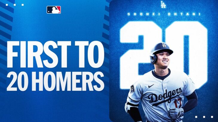Shohei Ohtani is the first player to hit 20 home runs in 2025!