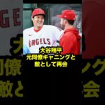 大谷翔平、元同僚キャニングと敵として笑顔の再会　#大谷 #大谷翔平 #ohtani #shoheiohtani #shohei #キャニング #エンゼルス #ドジャース #メッツ #mlb