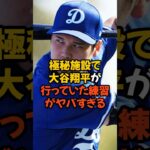 極秘施設で大谷翔平が行っていた練習内容がヤバすぎる…