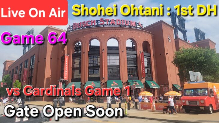 【ライブ配信】対セントルイス・カージナルス〜シリーズ初戦〜大谷翔平選手は1番DHで出場⚾️まもなくゲートオープン⚾️Shinsuke Handyman がライブ配信中！