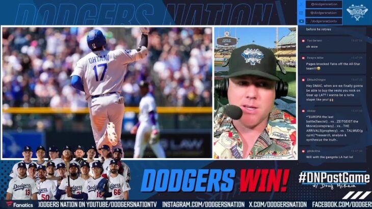 Clayton Kershaw Reacts to Closing in on 3,000 Strikeouts, Shohei Ohtani Homers, Dodgers Sweep!