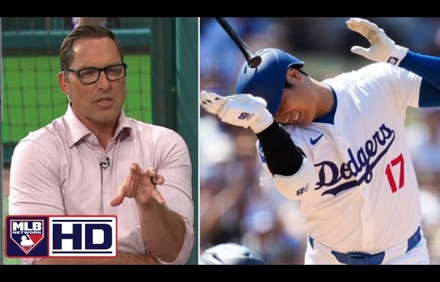 MLB Network | “Dirty plays” – Mark Derosa goes crazy Shohei Ohtani hit by pitch as Dodgers vs Padres