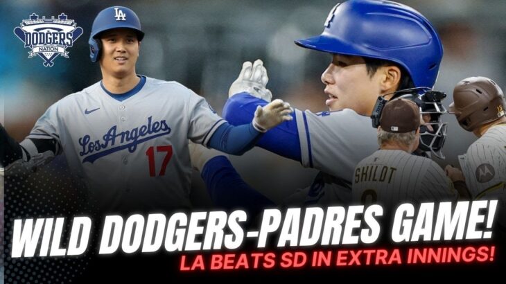 MUST-SEE: Dodgers Beat Padres in Extra Innings! Shohei Ohtani, Hyeseong Kim!